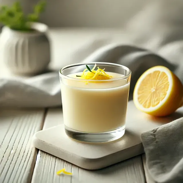 Panna cotta au citron kéto