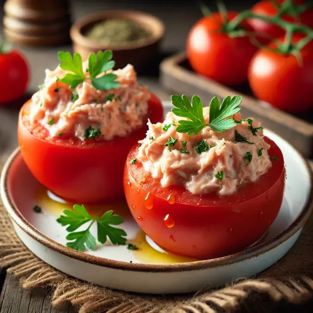 Tomates Farcies au Thon